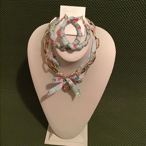 Jessica Simpson Blue Ribbon Set